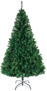 Ochine 7ft Artificial Christmas Tree Metal Stand Halloween Christmas Holiday Decoration Premium Artificial Spruce Hinged Christmas Tree Xmas Tree Home Indoor Tabletop Decor Easy to Assemble