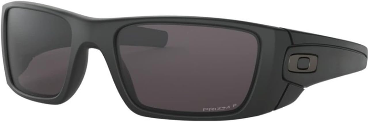 Oakley Fuel Cell Sunglasses Standard Issue Matte Black with Prizm Grey Polarized Lens 60mm