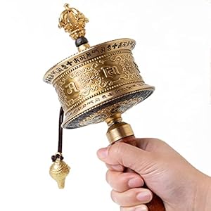 Getrey GETREY Mosiężne Koło Modlitewne Tybetańskie