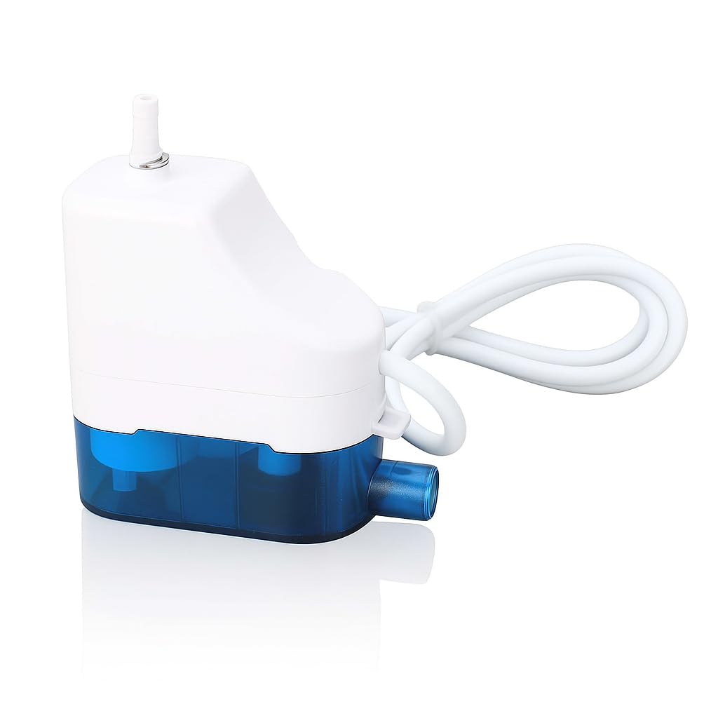 RS-24C Bomba de Drenaje de Aire Acondicionado, Bomba de Elevación de Agua de Condensado Completamente Automática para Máquina Montada en la Pared 1-3P 24L/H 10m Altura