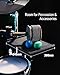Donner Percussion Table for Drum Sets, Drum Accessory Holder Tray with Clamp On Shelf, Stable Flexible Microphone Stand with EVA Pad, Shock Absorbing, Large Surface