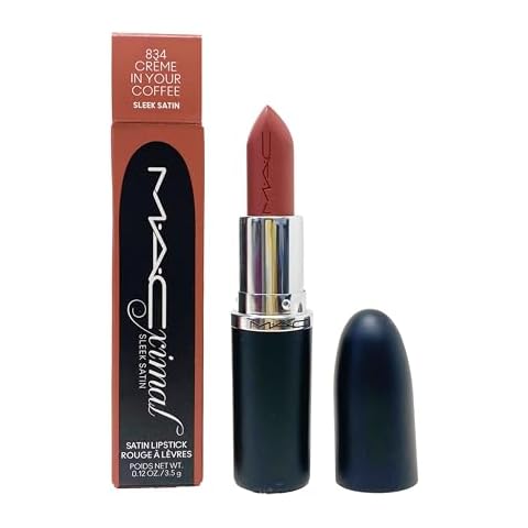 MAC Ximal Sleek Satin Lipstick - 834 Creme In Your Coffee (Midtone pink brown) 0.12 Oz / 3.5 g Cover