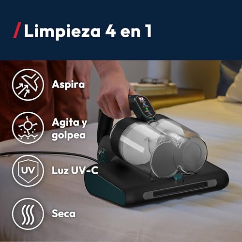 Miniatura 4 de Hoover HMC5 Core Aspiradora de Mano para Colchones | 4 Funciones Auto | Beat&Roll, Aspiración, Luz UV y Secado, Ligera, Antiácaros para Camas, Sofás y Tapizados, 400W
