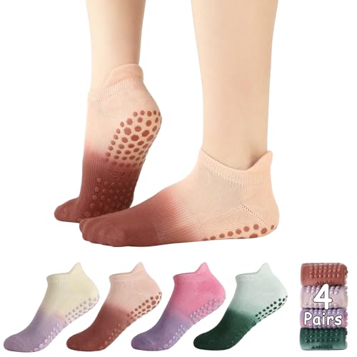 scenicamp Ombre Grip Socks for Women Non Slip Pilates Yoga Barre Socks