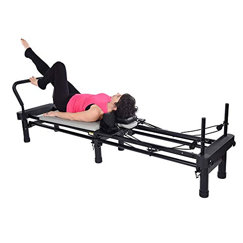Stamina Pilates Reformer, Home Workout Equipment, AeroPilates 701 Premier, Gray - Portable Exercise Machine for Strength and Fitness Training - Multifunctional Gym Workouts for Men and Women - Thumbnail 7