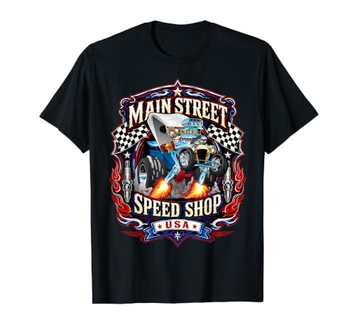 Main Street Speed Shop USA �z�b�g���b�h �h���b�O�X�^�[ �J�[�f�U�C�� T�V���c