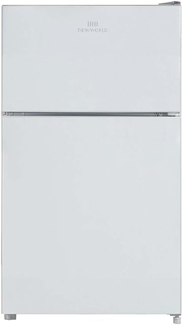 Under Counter Fridge Freezer In White, 86L Freestanding - New World NW50UCFF
