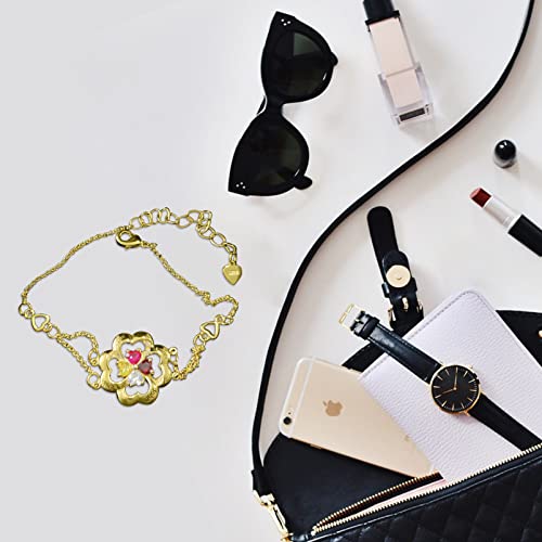 Bauma Personalized Name Bracelet Sterling Silver Bracelet Anklet For Women With 1-5 Simulated Birthstones Custom Family Name Gift For Mother (Style 4) #TOP1