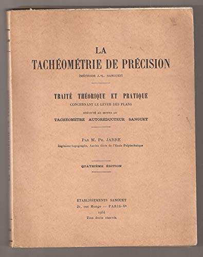  La tacheometrie de precision
