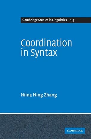 Coordination in Syntax-Wow! eBook