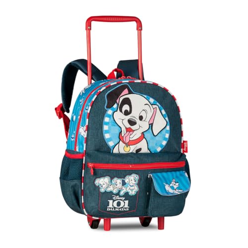 Mochila Carrinho Escolar Infantil 101 Dálmatas