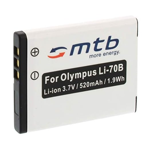 Ersatz-Akku Li-70b für Olympus VG-110, 120, 130, 140, 150, 160... (Siehe Liste)