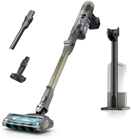 Shark PowerDetect Pet Plus Clean & Empty Cordless Stick Vacuum, IP3253 | Auto-Empty System, Powerful Suction, HEPA, Carpet & Hard Floor, Portable, Vacuum for Pet Hair, 70-Min Runtime, Gray