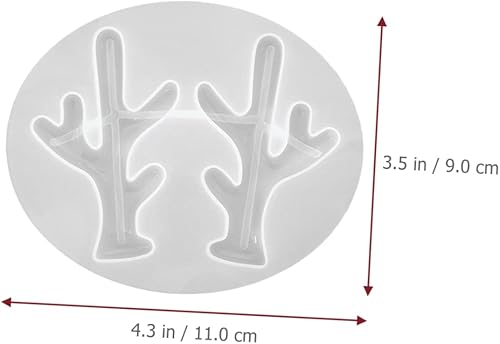 Miniatura 5 de COHEALI 6 pcs Antler Mold jewlery Making Supplies Stencils for Crafts Jeweled Headband molde de para resina elk Antler Deer Horn Silicone molds