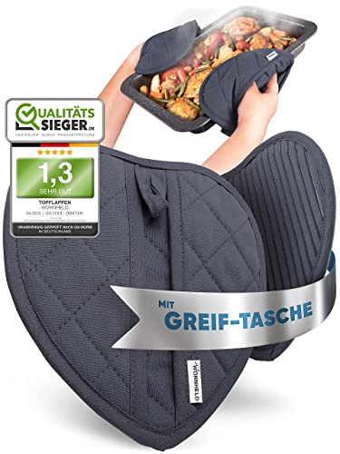 Ofenhandschuhe Mit Klaviertasten-Design - Hitzebeständig Bis 180°C, Set