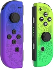 Controllers Compatible with Nintendo Switch, Wireless Replacement Switch Controllers, Left and Right Switch Gamepad Support Dual Vibration/Wake-up/Motion Control. (blue and green)