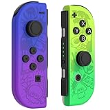 Controllers Compatible with Nintendo Switch, Wireless Replacement Switch Controllers, Left and Right Switch Gamepad Support Dual Vibration/Wake-up/Motion Control. (blue and green)