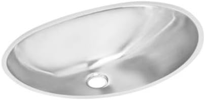 Elkay ELUH1811 Asana Single Bowl Undermount Stainless Steel Bathroom Sink