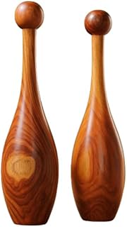 HIH Enterprises - Small Rosewood (Mugdar) Indian Clubs – Exercise Equipment for Shoulder Mobility, Strength Training - Ideal for Beginners & Home Fitness | Unit - 2|