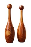 HIH Enterprises - Small Rosewood (Mugdar) Indian Clubs – Exercise Equipment for Shoulder Mobility, Strength Training - Ideal for Beginners & Home Fitness | Unit - 2| (2 lbs Pair)