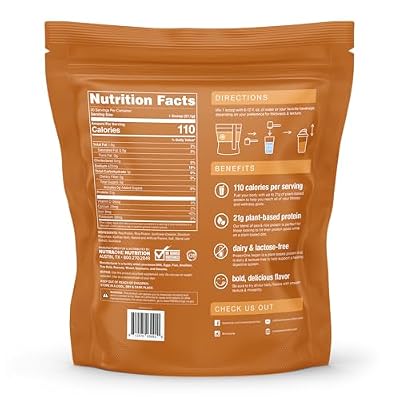 NutraOne ProteinOne Vegan Plant-Based Protein Powder Vegan Protein Powder, Dairy-Free, Pea and Rice Protein (Cookie Butter)