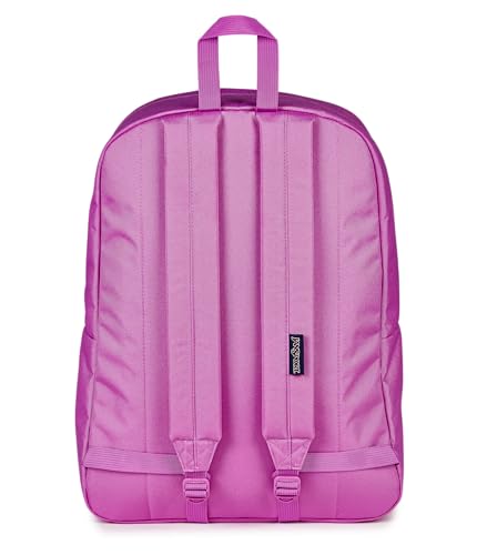 Image of JanSport SuperBreak One Backpack - Durable, Lightweight Bag with 1 Main Compartment, Front Utility Pocket with Built-in Organizer, Premium Backpack, Digital Fuchsia