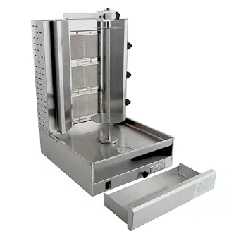 EMPURA 21" Heavy-Duty Vertical Gas Broiler with U-Shape Burner for Commercial Use