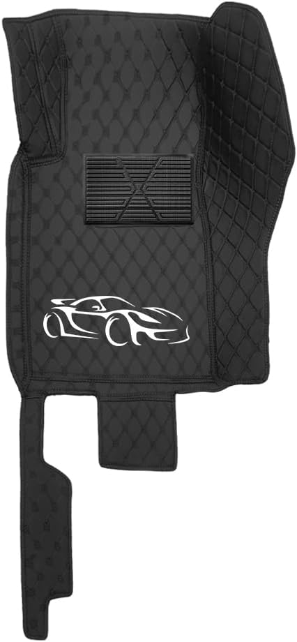 Car Mats for Ford Mustang 2015-2019 Floor Mats Full Set All Weather Anti-Slip Carpet Durable Full Coverage Rugs Custom Fit Mats