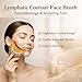 2PCS Lymphatic Contour Face Brush, Ergonomically Designed to Fit The Skin Precisely and Relieve Fatigue, Facial Massage Brush for Drainage & Sculpting- Anti-Puffiness, Detox & Lift, Dry Brushing Face