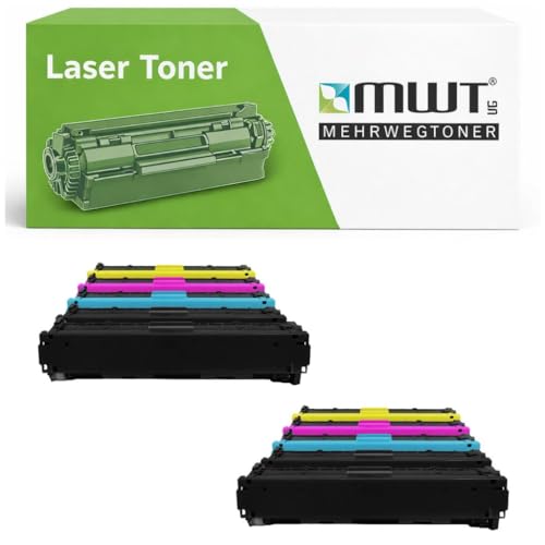 Toner HP CM1312 CM1512 CB540A 125A compatible | Lot de 10 Mehrwegtoner haute capacité