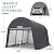 GARTOO Upgrade 10' x 15' Heavy Duty Carport - Extra Large Outdoor Shelter, Portable Garage for Car Truck Auto Motorcycle Boat Outdoor Events Party, Gray
