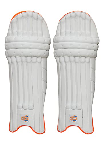 CW Scorer Premium Batting Legguards Match Batting Pad Batting Leg for Men & Youth Boys Size Full Size Cricket Protective Leg Guards Cricket Junior Batting Leg Batting Guards (11-13 Years) - Thumbnail 2