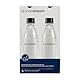 Sodastream, 2 einzelne spülmaschinenfeste Flaschen für Wassersprudler Duo, Terra, E-Terra, Art, Gaia, dunkelblau