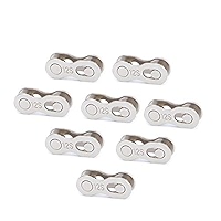 Lot De 9 Paires De Maillons Rapides De Chaîne Vélo - 6/7/8/9/10/11 Vitesses - Argent - Universel