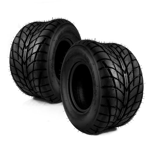 KAX 18x9.5-8 Mini Bike Tires Tubeless ATV Quad 4 Wheeler UTV Go Kart 18x9.5x8 ATV Mud All Terrain Tires 4PLY Z-129