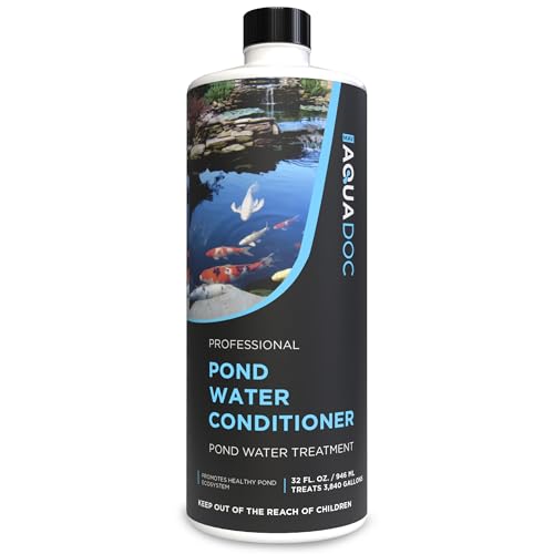 AquaDoc Fish Pond Water Conditioner - 32oz - Pond Dechlorinator for Outdoor Ponds - Made in USA