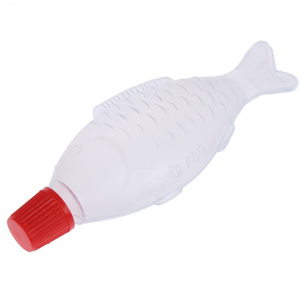 10 szt. 4 ml butelki z sosem sojowym w kształcie ryby mini butelki do wyciskania butelki na ocet naczynie na sos kulka ryżowa pojemnik wzmacniający smak