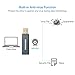 POWERADD 32GB USB Flash Drive, 200MB/s Read & 200MB/s Write USB 3.0 High Speed Data Storage Flash Drives with Data Encryption Function - Grey