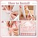 SmoothNovelty Pink Crib Bed Skirts with 4 Large Cot Bow 28