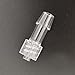 25PCS 1/4'' Luer Lock Adapter Clear Polycarbonate Male Luer Lock Connector 1/4 Inch Hose Barb Fitting Kit for Connecting Hose Laboratory Equipment (6.4mm Male Luer)