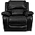 Flash Furniture Black Leather Rocker Recliner by Flash Furniture