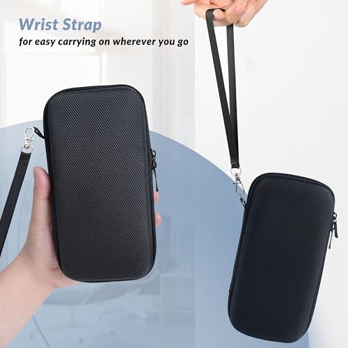 Image of Wolfteeth Storage Case Smell Stash Proof Case Fit King Size Tubes, Battery Pen Holder, Vapor Carrying Pouch, Hard EVA Travel Carrying Bag (Empty Only) Black