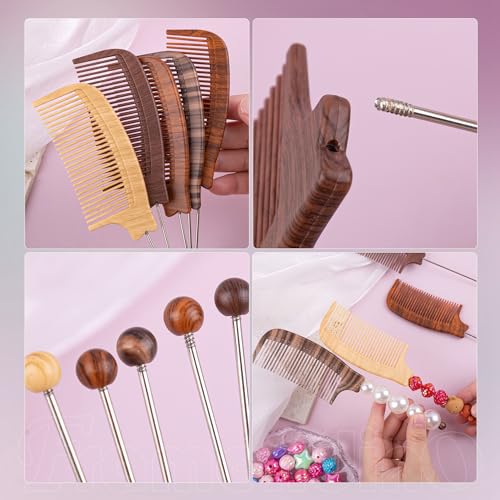Pack de 10 Peines de Plástico para Estilistas miniatura 4