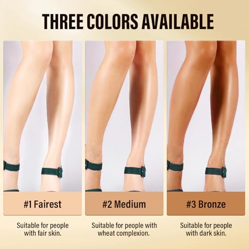 Generic Legs Makeup Waterproof with Brush,No Transfer Body Concealer,Tattoo Cover Up Makeup Waterproof,Long Last Body Foundation for All Skin Tones,100ML (Medium)