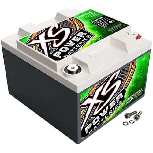 XS Power PS925L 2000A Amp 12V Power Cell AGM Car Audio Battery 1000W / 2000W