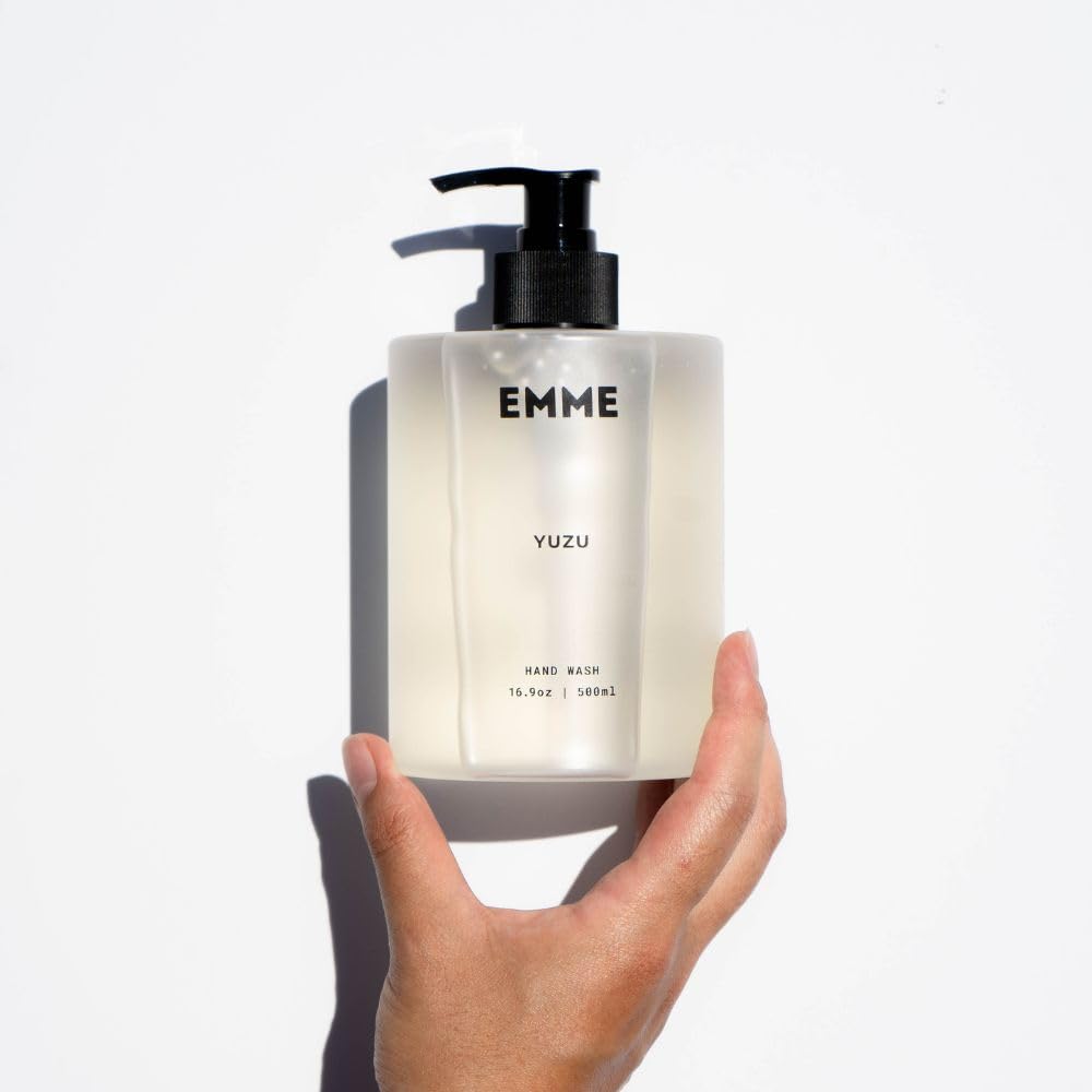 EMME NYC Yuzu Hand Wash, Liquid Hand Soap with Pump Dispenser, Fresh Citrus Yuzu Fragrance, Everyday Hand Wash for Bathroom, Kitchen, Guest Room and Home 16.9 fl oz (500 ml) image 2