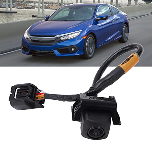 Image of Parking Assist Camera, Black ABS Rear View Camera 8 Pin 7 Wire 39530 TBA A01 IP68 Parking Reverse Camera Replacement Fit for FC 10th 2016‑2019, 39530-TEA