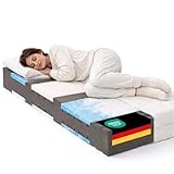 BeCo Vision Top Matratze 180x200 cm H3-7 Zonen Kaltschaummatratze - Stiftung Warentest GUT (2020) - ergonomisch für Seiten- & Rückenschläfer mit 22 cm Höhe - Oeko-TEX - Made in Germany