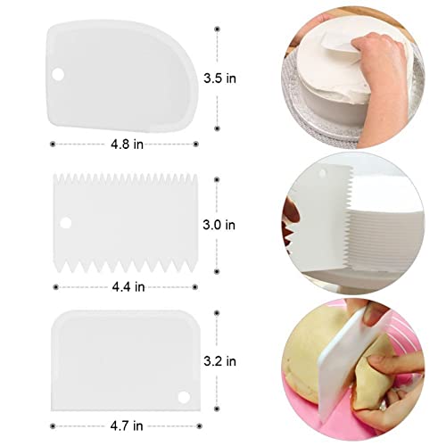 83 Pcs Cake Decorating Kits Cupcake Icing Piping Kit Tips Set Disposable Frosting Piping Bag Stainless Steel Icing Tips Piping Nozzles Pastry Baking Tools For Diy Cookies Cake #TOP2