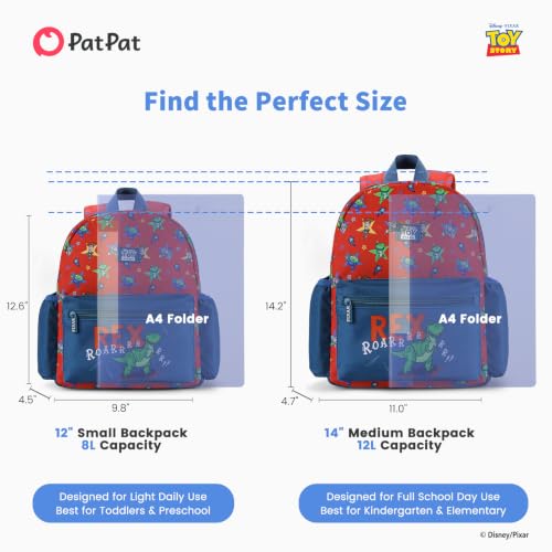 Disney Pixar Toy Story Backpack, 14" Medium Lightweight Boys Backpack by PATPAT - Used condition - Image 3